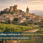 Le village mythique de Châteauneuf-du-Pape entre histoire et vins d'exception