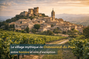 Le village mythique de Châteauneuf-du-Pape entre histoire et vins d'exception