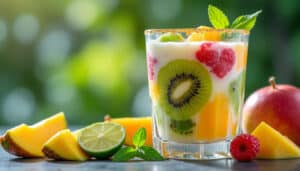 découvrez notre recette d'orgasmique smoothie aux fruits exotiques, une combinaison parfaite de saveurs tropicales pour une expérience gustative inoubliable. éveillez vos sens avec ce délice rafraîchissant et énergisant !