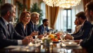 participez à des rencontres enrichissantes et des échanges inspirants dans le secteur de l'hôtellerie, de la restauration et du tourisme. découvrez les dernières tendances, partagez vos expériences et tissez des liens précieux avec des professionnels passionnés. ne manquez pas cette opportunité d'élargir votre réseau et d'approfondir vos connaissances !