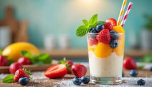 découvrez la recette parfaite d'un smoothie rafraîchissant pour l'été. avec des ingrédients savoureux et sains, ce mélange glacé vous apportera une pause rafraîchissante idéale lors des journées chaudes. parfait pour se désaltérer et se faire plaisir!