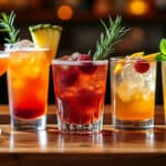 découvrez 5 délicieuses recettes de cocktails rafraîchissants à base de rhum sans alcool. parfaites pour toutes les occasions, ces boissons vous permettront de profiter d'une expérience gustative unique sans les effets de l'alcool. réveillez vos papilles avec des mélanges fruités et savoureux !