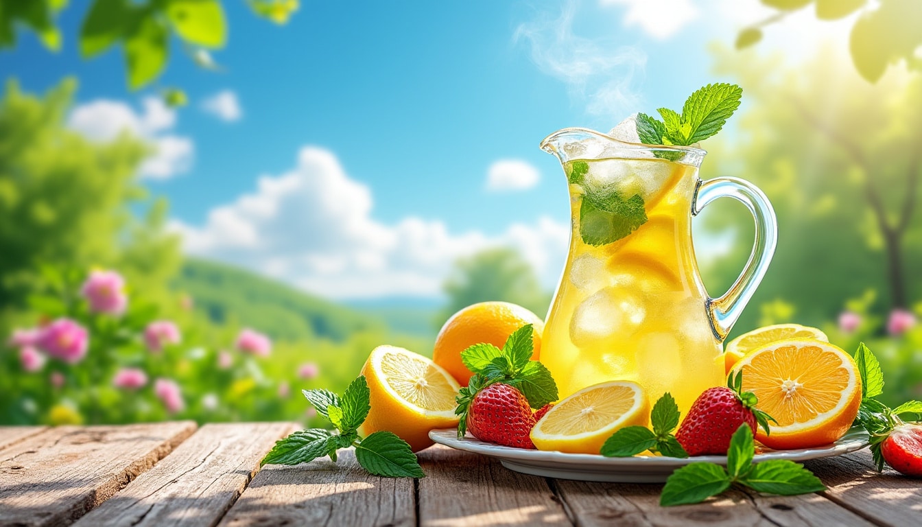 découvrez des recettes de boissons rafraîchissantes aux saveurs exotiques qui éveilleront vos papilles. idéales pour les chaudes journées d'été, ces boissons apporteront une touche d'originalité à vos moments de convivialité.