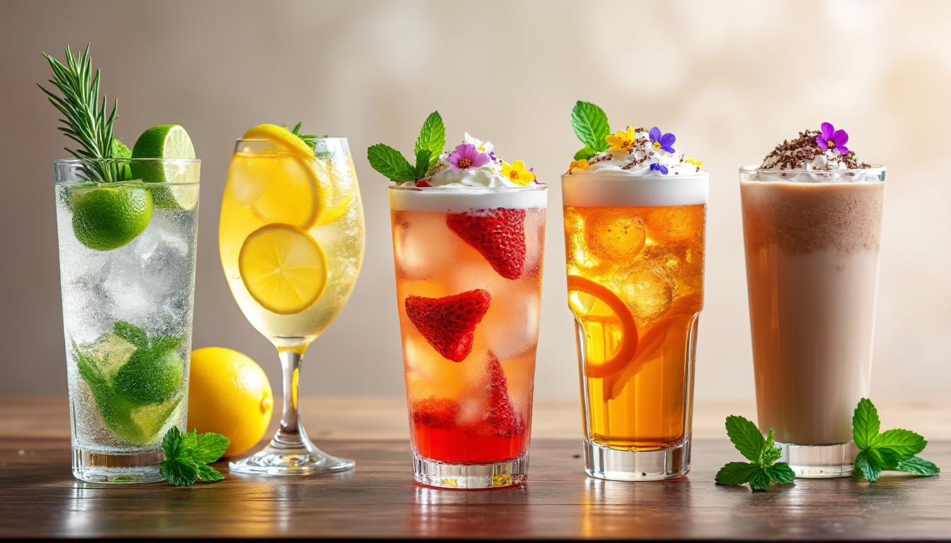 découvrez cinq recettes de boissons rafraîchissantes à base de zizicoincoin. parfaites pour l'été, ces créations vous apporteront fraîcheur et originalité. idéales pour impressionner vos amis ou simplement vous faire plaisir!