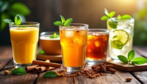 plongez dans l'univers des boissons indiennes avec notre sélection de recettes rafraîchissantes. que vous soyez amateur de saveurs sucrées ou épicées, découvrez des créations authentiques pour ravir tous les palais. parfaites pour toutes les occasions, apportez une touche d'exotisme à votre table !