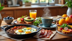 découvrez notre guide complet des recettes de petit déjeuner salé pour bien commencer la journée. des idées savoureuses et faciles à préparer qui raviront vos papilles et vous apporteront énergie et plaisir dès le matin.