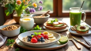 découvrez notre guide complet de recettes healthy pour le petit déjeuner ! apprenez à préparer des plats nutritifs et savoureux qui vous aideront à bien commencer votre journée. boostez votre énergie avec des ingrédients sains et savants.