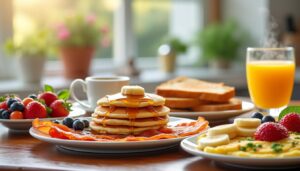 découvrez notre guide complet de recettes de petit déjeuner pour bien démarrer votre journée. des idées saines et savoureuses pour tous les goûts, des classiques aux nouvelles tendances. réveillez vos papilles avec des plats faciles à préparer et revitalisants !