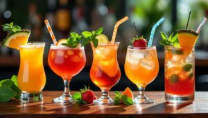 découvrez notre sélection de 5 cocktails exotiques à base de rhum cubain, parfaits pour vos chaudes journées d'été. éveillez vos papilles avec des saveurs tropicales et des recettes rafraîchissantes qui vous transporteront directement sous le soleil de cuba.
