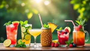 découvrez 5 délicieuses recettes de boissons rafraîchissantes pour l'été, sans glace ! idéales pour vous hydrater tout en savourant des saveurs estivales, ces boissons faciles à préparer raviront vos papilles. parfaites pour les journées ensoleillées, elles apporteront fraîcheur et plaisir à vos moments de convivialité.