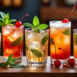 découvrez nos 5 délicieuses recettes de cocktails rafraîchissants à base de rhum, parfaites pour sublimer vos soirées. transformez chaque gorgée en un moment de plaisir avec des verres à rhum élégants et des ingrédients savoureux.