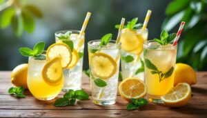découvrez cinq délicieuses recettes de boissons rafraîchissantes à base de citron pour profiter pleinement de cet agrume en excès. que ce soit pour un apéritif, un dessert ou simplement pour se désaltérer, ces recettes faciles et rapides vous apporteront fraîcheur et vitalité tout au long de l'été.