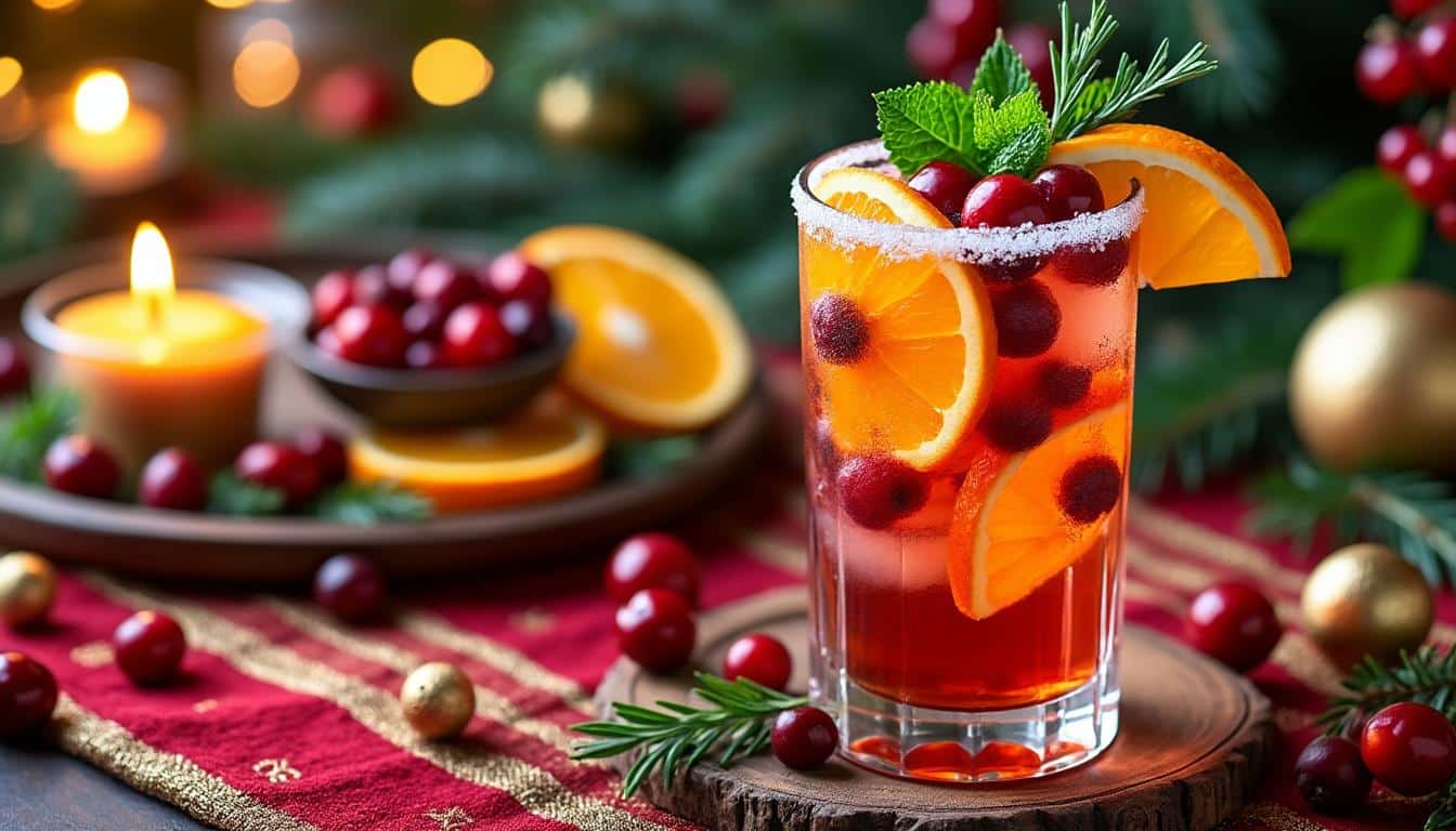 découvrez notre recette de cocktail de noël sans alcool, une boisson festive et savoureuse parfaite pour célébrer les fêtes en toute convivialité. éveillez vos papilles avec des ingrédients rafraîchissants et festifs qui raviront petits et grands, sans aucune alcool.
