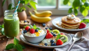 découvrez des recettes créatives à base de cottage cheese pour un petit-déjeuner nutritif et savoureux. transformez vos matinées avec des idées originales et délicieuses qui allient santé et goût.