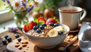 découvrez notre recette de petit déjeuner à base de flocons d'avoine minceur, un guide complet pour préparer un repas léger et savoureux qui booste votre journée. idéal pour une alimentation équilibrée, apprenez les astuces pour profiter d'un matin énergisant tout en prenant soin de votre ligne.