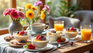 découvrez notre guide complet sur la recette du pudding au petit déjeuner, idéal pour bien démarrer la journée avec énergie et gourmandise. apprenez à préparer ce délicieux plat nutritif, riche en saveurs et facile à réaliser, qui saura ravir vos papilles dès le matin.