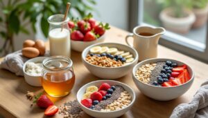 découvrez des recettes de céréales faciles et saines pour un petit déjeuner maison délicieux. variez vos matins avec des mélanges nutritifs, gourmands et rapides à préparer, tout en prenant soin de votre santé!