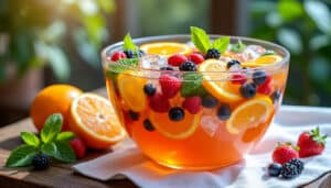découvrez une recette simple et savoureuse de punch rafraîchissant, idéale pour régaler 50 personnes lors de vos fêtes et événements. préparation facile et succès garanti !