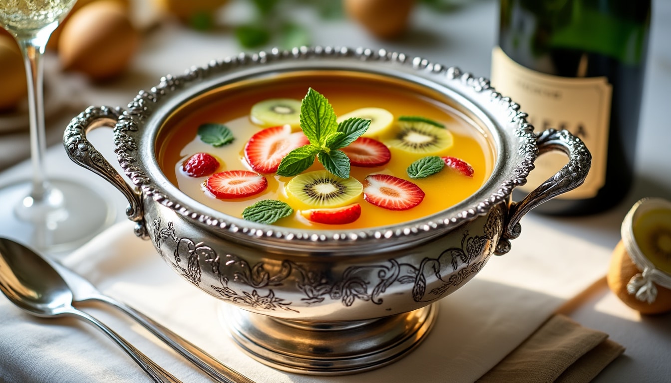 découvrez la soupe de champagne prosecco, une boisson pétillante, rafraîchissante et élégante, idéale pour sublimer vos occasions festives et impressionner vos invités.