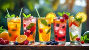 découvrez 5 recettes de boissons rafraîchissantes à préparer dans un verre tumbler pour profiter pleinement de l'été. des idées faciles et gourmandes pour se désaltérer et impressionner vos invités !