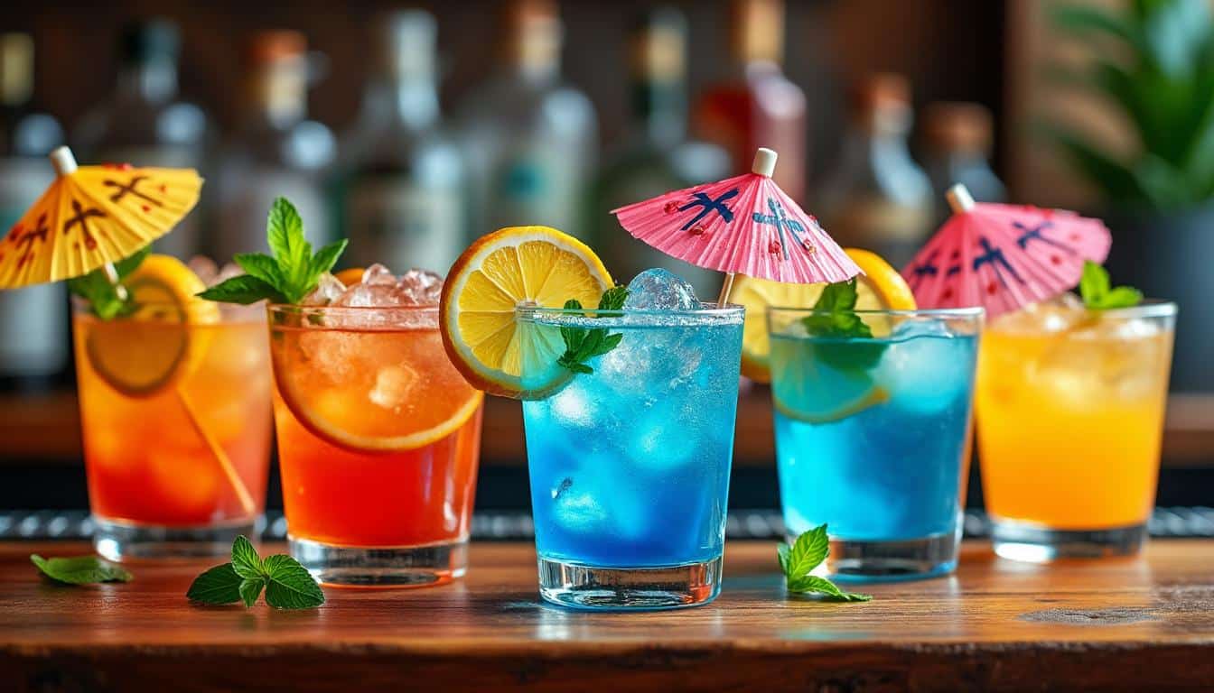 découvrez 5 recettes faciles de cocktails rafraîchissants à base de sirop de curaçao à préparer chez vous pour surprendre vos invités et égayer vos apéritifs d'été.