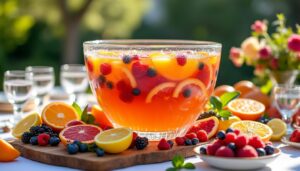 découvrez une recette de punch facile et rafraîchissante pour 50 personnes, idéale pour égayer vos soirées et partager un délicieux moment convivial entre amis ou en famille.