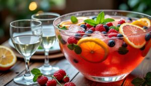 découvrez la recette parfaite de punch festif pour 30 personnes, idéale pour animer vos célébrations et ravir vos invités avec saveur et convivialité.