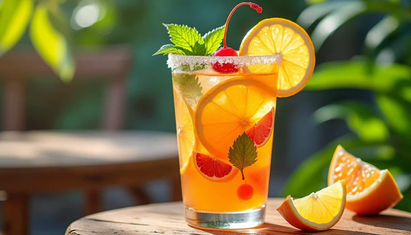 découvrez notre recette simple et rapide de cocktail rafraîchissant aux fruits avec du sucre liquide, parfait pour vos moments d'été et vos soirées entre amis.