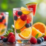 découvrez une recette facile et rafraîchissante de cocktail aux fruits utilisant du sucre liquide pour un goût sucré parfait et une texture onctueuse.