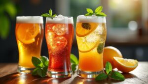 découvrez nos verres à bière personnalisés, parfaits pour savourer une recette de cocktail rafraîchissant et unique. ajoutez une touche originale à vos moments de dégustation !