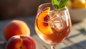 découvrez le vin à la pêche, une boisson fruitée et rafraîchissante idéale pour l'été. parfaite pour vos moments estivaux, cette recette allie douceur et fraîcheur.