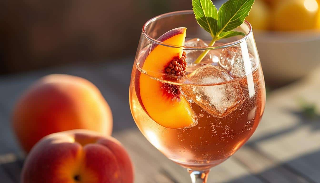découvrez le vin à la pêche, une boisson fruitée et rafraîchissante idéale pour l'été. parfaite pour vos moments estivaux, cette recette allie douceur et fraîcheur.