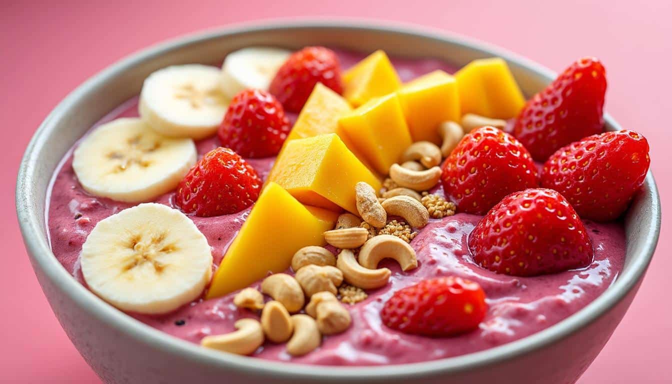 découvrez une recette facile et délicieuse de smoothie aux noix de cajou, parfait pour vous rafraîchir et faire le plein d'énergie saine.