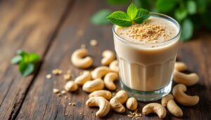 découvrez notre recette facile et rapide de smoothie aux noix de cajou, frais et nutritif, parfait pour une pause saine et gourmande.