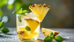 découvrez notre cocktail ananas rafraîchissant, parfait pour étancher votre soif lors des chaudes journées d'été. un mélange fruité et exotique à savourer sans modération.