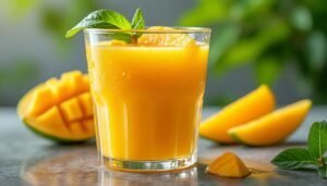 découvrez nos délicieuses recettes de boissons rafraîchissantes à base de coulis de mangue, parfaites pour se désaltérer avec douceur et gourmandise.