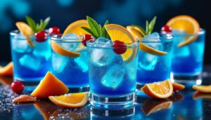 découvrez 5 recettes de cocktails éclatants à base de curaçao bleu pour ravir vos papilles et éblouir vos invités avec des saveurs et des couleurs uniques.
