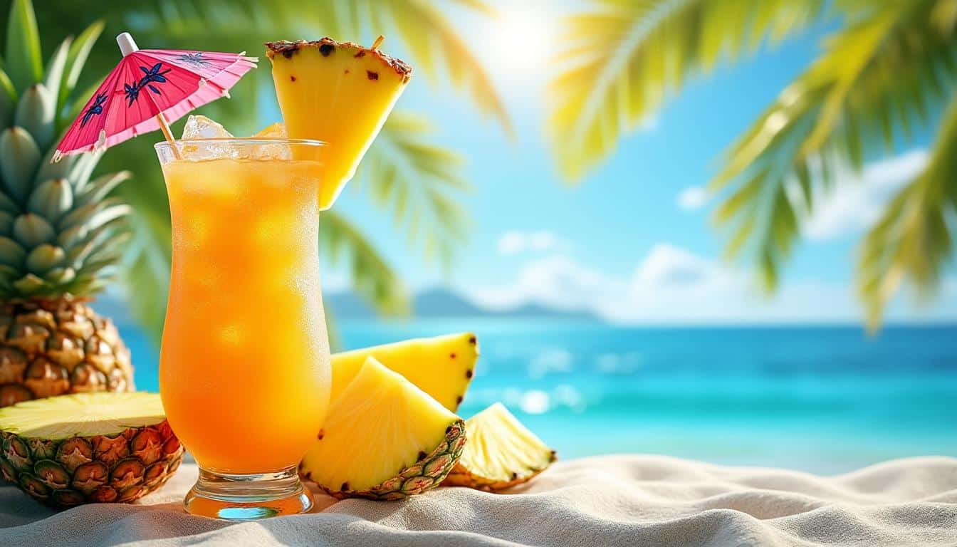 découvrez la recette exotique du cocktail rhum ananas, une boisson rafraîchissante et envoûtante qui apporte un souffle de vacances à chaque gorgée.