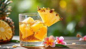 découvrez la recette exotique du cocktail rhum ananas, un mélange frais et envoûtant pour des moments de plaisir et d'évasion sous les tropiques.