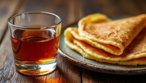découvrez notre rhum chaleureux, l'accord parfait pour sublimer vos crêpes et partager des moments gourmands en toute convivialité.