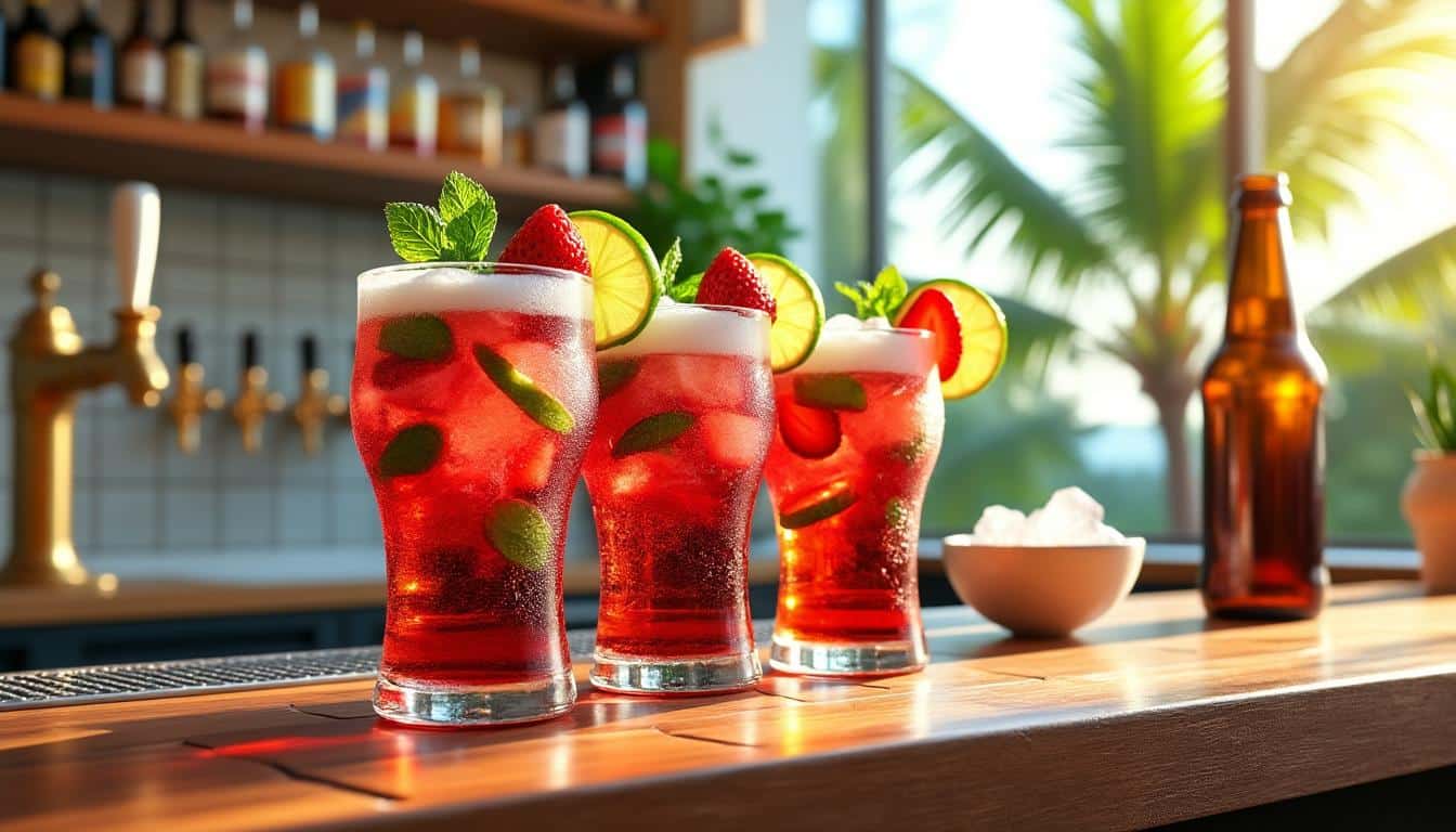 découvrez 5 recettes de bières rouges rafraîchissantes à déguster cet été pour des moments conviviaux et savoureux.