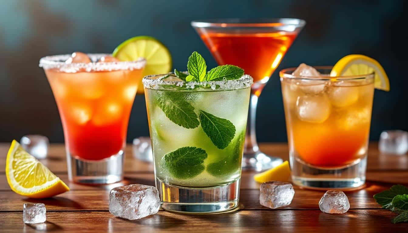 découvrez 5 cocktails explosifs à déguster dans un verre à shooter, parfaits pour pimenter vos soirées entre amis.